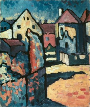 Wassily Kandinsky „Dorf“ 44 x 52 cm