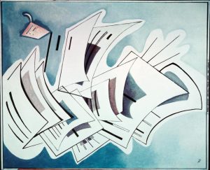 Wassily Kandinsky „Tension Legere“ 81 x 100 cm