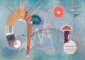 Wassily Kandinsky „Rond Et Pointu“ 69 x 49 cm