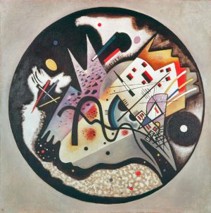 Wassily Kandinsky „Dans Le Cercle Noir“ 130 x 130 cm