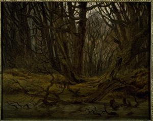Caspar David Friedrich „Wald im Spätherbst“  44 x 35 cm