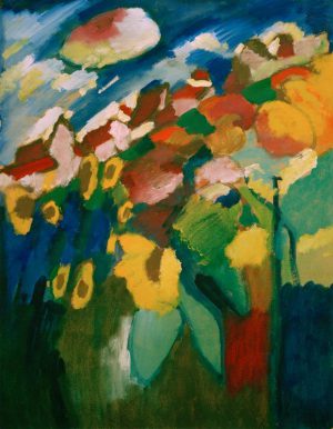 Wassily Kandinsky „Murnau Garten“ 51 x 67 cm