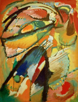 Wassily Kandinsky „Engel Des Jüngsten Gerichts“ 50 x 64 cm