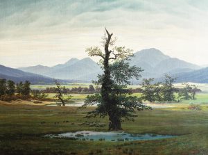 Caspar David Friedrich “Der einsame Baum” 70 x 51 cm