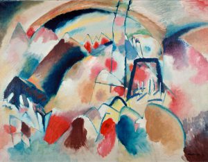 Wassily Kandinsky “Landschaft mit Kirche” 80 x 62 cm