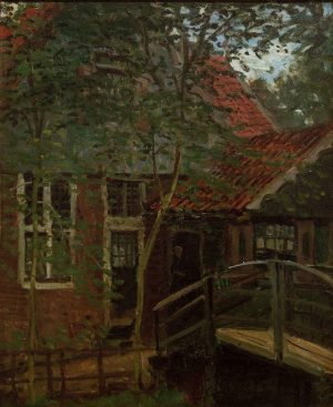 Claude Monet „Kleine Brücke in Holland  Zaandam“ 38 x 47 cm
