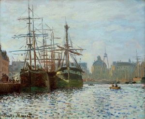 Claude Monet „Das Hafenbecken von Le Havre“ 46 x 38 cm
