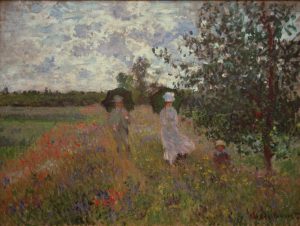 Claude Monet „Spaziergang bei Argenteuil“ 81 x 60 cm