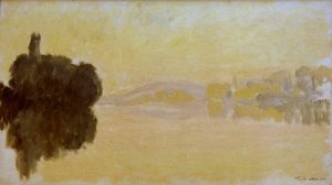 Claude Monet „Die Seine bei Porte-Villez“ 92 x 52 cm