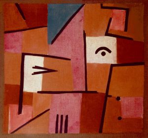 Paul Klee „Blick aus Rot“ 50 x 47 cm