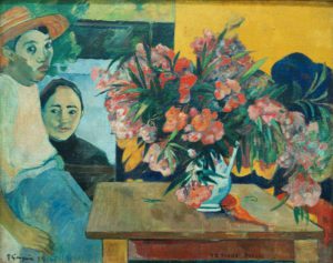 Paul Gauguin „Die Blumen Frankreichs (Te tiare Farani)“  93 x 72 cm