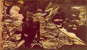 Paul Gauguin „Frauen am Fluss“  37 x 22 cm