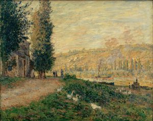 Claude Monet „Seineböschung bei Lavacourt“ 80 x 61 cm