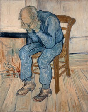 Vincent van Gogh “Trauernder alter Mann”, 81 x 65 cm
