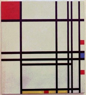 Piet Mondrian „Komposition“ 68 x 75 cm