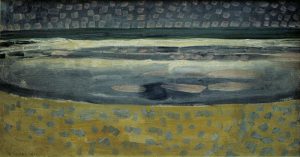 Piet Mondrian „Meer bei Sonnenuntergang“ 76 x 41 cm