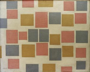 Piet Mondrian „Komposition mit Farbflächen“ 61 x 48 cm
