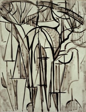 Piet Mondrian „Komposition Bäume“ 62 x 81 cm