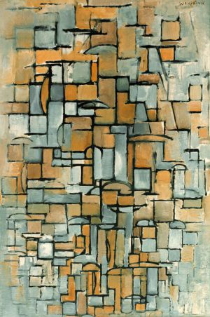 Piet Mondrian „Composition in Linie and Color“ 64 x 96 cm