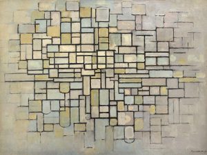 Piet Mondrian „Komposition mit Linien und Farbe“ 115 x 88 cm