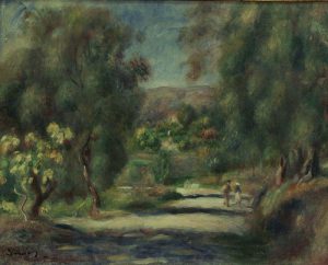 Auguste Renoir „Landschaft bei Cagnes“ 41 x 32 cm