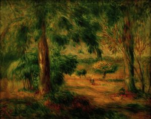 Auguste Renoir „Paysage du Midi (Südfranzösische Landschaft)“ 43 x 34 cm