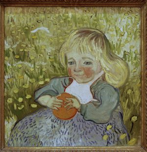 Vincent van Gogh “L’Enfant a l’orange” (Kind mit Orange) 50 x 51 cm