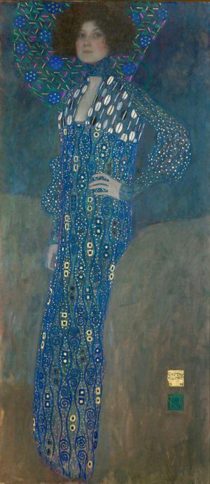 Gustav Klimt „Fräulein Emilie Flöge“ 84 x 181 cm