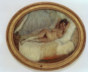 Vincent van Gogh “Weiblicher Akt auf einem Bett”, 59,5 x 73 cm