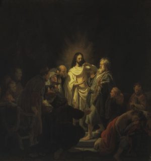 Rembrandt “Der ungläubige Thomas“ 51 x 53 cm