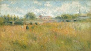 Auguste Renoir „Seinelandschaft bei Rueil“ 66 x 37 cm