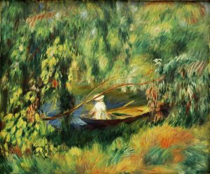 Auguste Renoir „Die Barke“ 65 x 54 cm