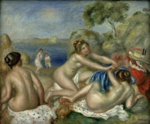 Auguste Renoir „Drei Badende mit Krabbe“ 65 x 45 cm
