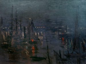 Claude Monet „Der Hafen von Le Havre bei Nacht“ 81 x 60 cm