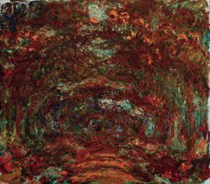 Claude Monet „Die Rosenallee“ 100 x 89 cm