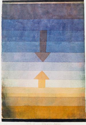 Paul Klee „Scheidung Abends“ 23 x 34 cm