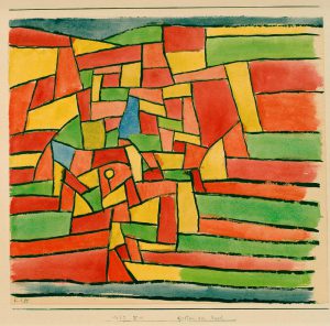 Paul Klee „Garten am Bach“ 31 x 28 cm