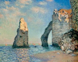 Claude Monet „Die Nadel und die Falaise d’Aval“ 81 x 64 cm