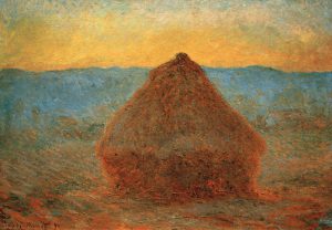 Claude Monet „Der Heuhafen“ 92 x 65 cm