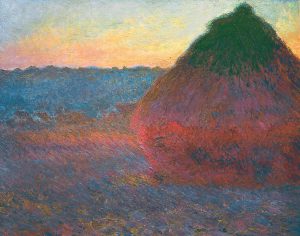 Claude Monet „Heuhaufen“ 92 x 73 cm