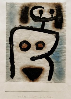 Paul Klee „Ein Antlitz auch des Leibes“ 24 x 31 cm