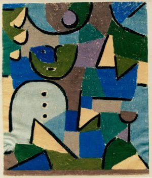 Paul Klee „Figur im Garten“ 43 x 50 cm