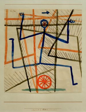 Paul Klee „Eile ohne Rücksicht“ 30 x 32 cm