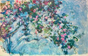 Claude Monet „Der Rosenstrauch“ 200 x 130 cm