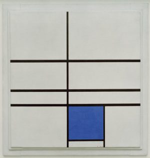 Piet Mondrian „Komposition mit Blau“ 72 x 72 cm