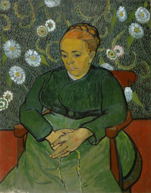 Vincent van Gogh “La Berceuse: Mme. Augustine Roulin”, 91 x 71,5 cm