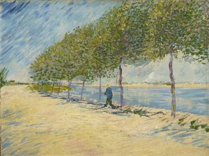 Vincent van Gogh “Spaziergang am Ufer der Seine bei Asnières” 49 x 65,5 cm