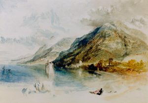 William Turner „Das Schloß von Chillon am Genfer See“ 24 x 33 cm
