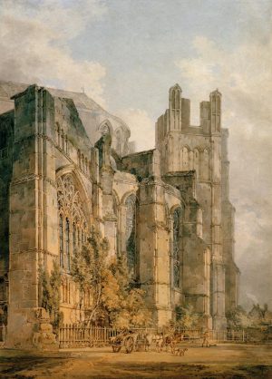 William Turner „Die St. Anselmskapelle in Canterbury“ 52 x 37 cm