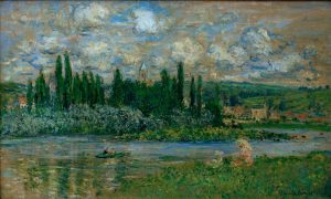 Claude Monet „Ansicht von Vetheuil sur Seine“ 100 x 60 cm